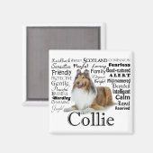 Collie Traits Magnet (Voorkant / Achterkant)