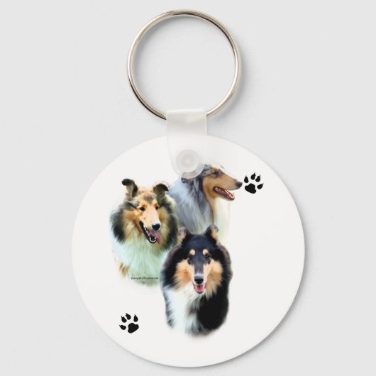 Collie Trio - Sleutelhanger (Voorkant)