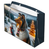 Collie Vakantie Groot Cadeauzakje (Achterkant Gekanteld)