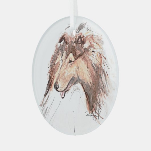 Collie van Hevener Ornament (Voorkant links)