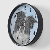 Collie-verf aan de rand - Kute Original Dog Art (Hoek)