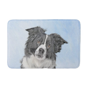 Collie-verf aan de rand - Kute Original Dog Art Badmat