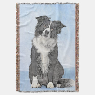 Collie-verf aan de rand - Kute Original Dog Art Deken
