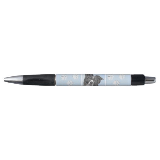 Collie-verf aan de rand - Kute Original Dog Art Pen (Voorkant)