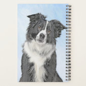 Collie-verf aan de rand - Kute Original Dog Art Planner (Achterkant)