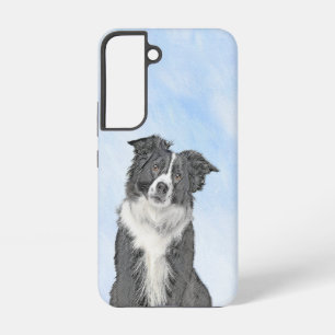 Collie-verf aan de rand - Kute Original Dog Art Samsung Galaxy Hoesje