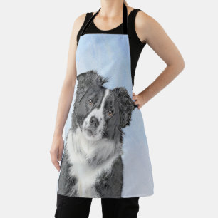 Collie-verf aan de rand - Kute Original Dog Art Schort