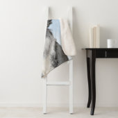 Collie-verf aan de rand - Kute Original Dog Art Sherpa Deken (In situ)