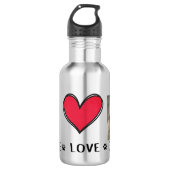 Collie waterfles voor hondenliefhebbers (Voorkant)