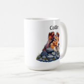 COLLIE - we houden van collies Koffiemok (Voorkant rechts)