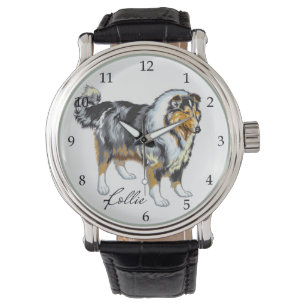 colliehond horloge