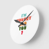 Collier Boîte À Souvenir i's hongerig montre Ronde Klok (Hoek)