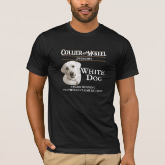 Collier en McKeel White Dog black t-shirt