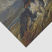 Collies on the Moor van John Emms Tissuepapier (Detail)