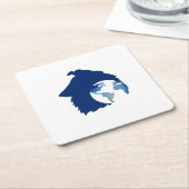 ColliesWithoutBorder logo Kartonnen Onderzetters (Schuin)