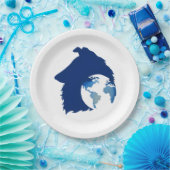 ColliesWithoutBorder logo Papieren Bordje (Feest)