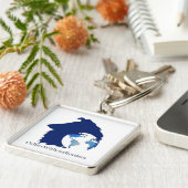 ColliesWithoutBorders log Sleutelhanger (Zijkant)