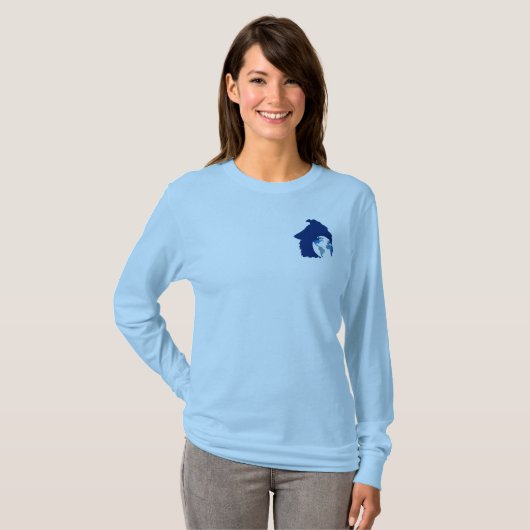 ColliesWithoutBorders logo on long sleeve shirt (Voorkant volledig)