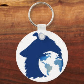 ColliesWithoutBorders logo Sleutelhanger (Achterkant)