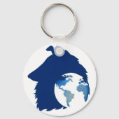 ColliesWithoutBorders logo Sleutelhanger (Achterkant)