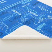 Collin gepersonaliseerde naam die schaduwen van bl sherpa deken (3/4)