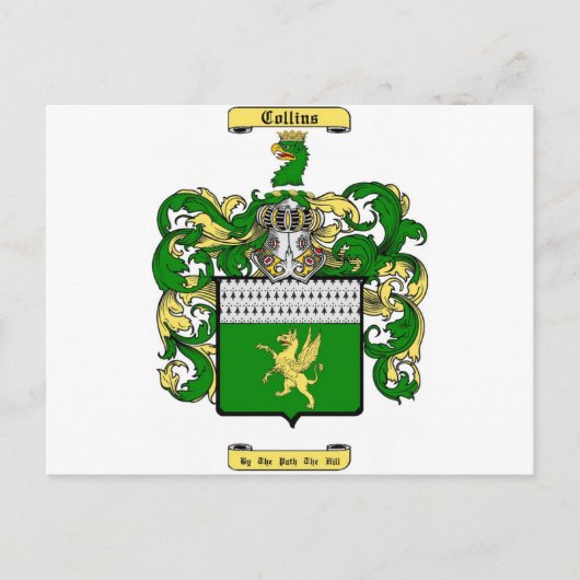 collinen ( engels ) briefkaart (Voorkant)