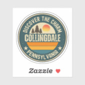 Collingdale, Pennsylvania Sticker (Vel)