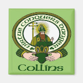 Collins Clan Motto Magnet (Voorkant)
