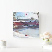 Collins Company Wall Clock Vierkante Klok (Huis)