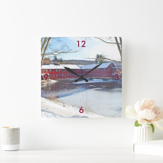 Collins Company Wall Clock Vierkante Klok (Huis)