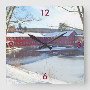 Collins Company Wall Clock Vierkante Klok