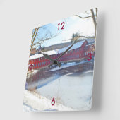 Collins Company Wall Clock Vierkante Klok (Hoek)