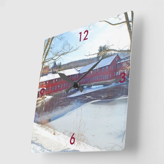 Collins Company Wall Clock Vierkante Klok (Hoek)