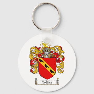 COLLINS FAMILIE CREST - COLLINS COAT OF ARMS SLEUTELHANGER
