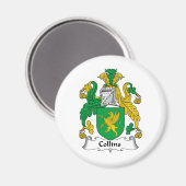 Collins Family Crest Magneet (Voorkant / Achterkant)