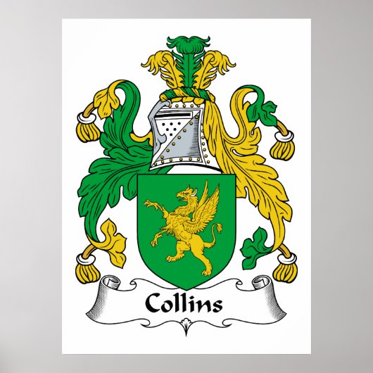 Collins Family Crest Poster (Voorkant)