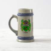 Collins Family Crest Stein Bierpul (Links)