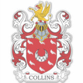 Collins Family Crest Sticker (Voorkant)