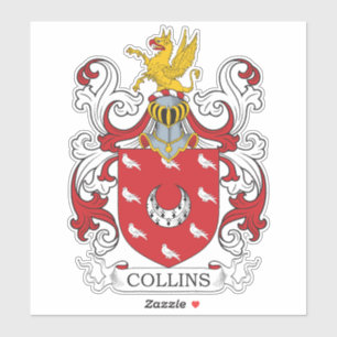 Collins Family Crest Sticker