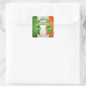 Collins Irish Shield Vierkante Sticker (Tas)