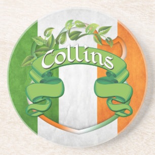 Collins Irish Shield Zandsteen Onderzetter