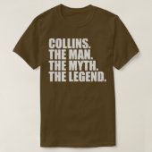 CollinsCollins Achternaam Collins T-shirt (Design voorkant)