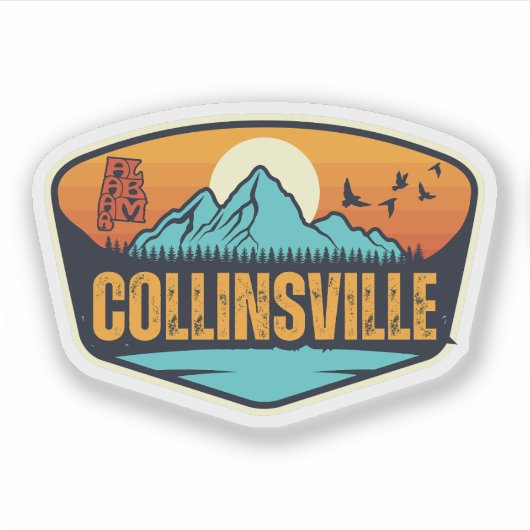 Collinsville, Alabama Sticker (Voorkant)
