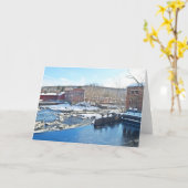 Collinsville Connecticut Notecard Kaart (Gele Bloem)