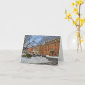 Collinsville Connecticut Notecard Kaart (Gele Bloem)