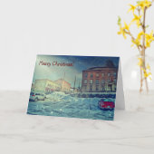 Collinsville Kerstmis Kaart (Gele Bloem)