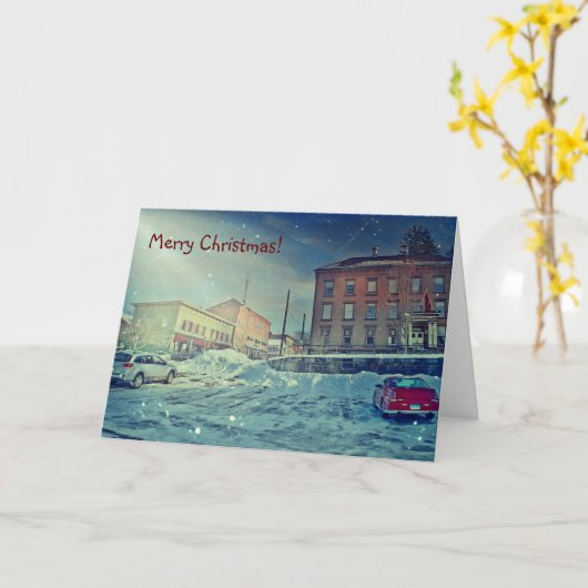 Collinsville Kerstmis Kaart (Gele Bloem)