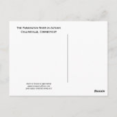 Collinsville op de Farmington rivier Briefkaart (Achterkant)