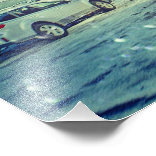 Collinsville Snowscene Fotouitbreiding Foto Afdruk (Hoek)