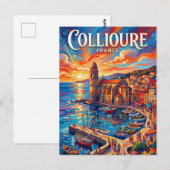 Collioure France Briefkaart (Voorkant / Achterkant)